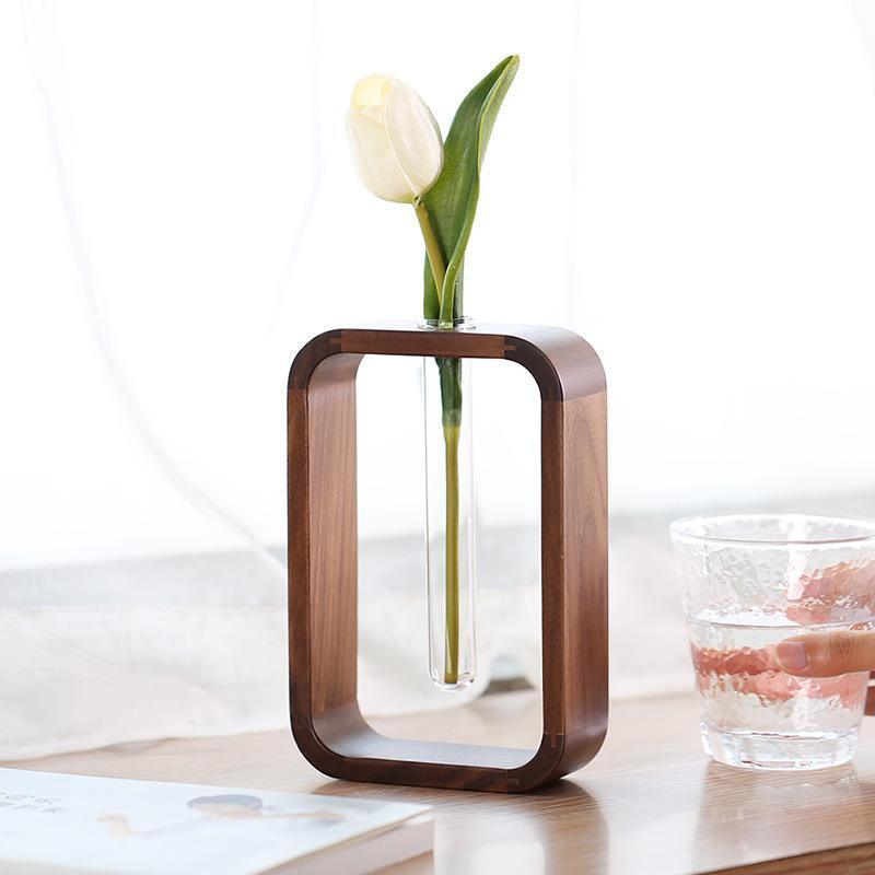 Gradient Glass Bottle Vases