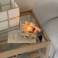Handcrafted Beachwood Glow Candle Holder