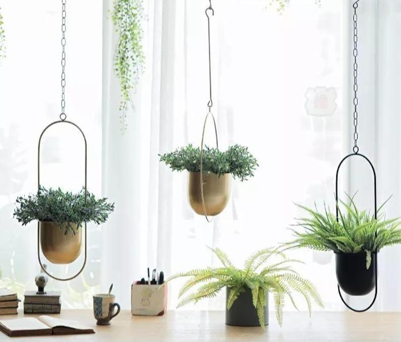 Metal Hanging Planter